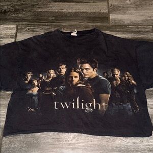 Twilight movie vintage men’s large crop top shirt